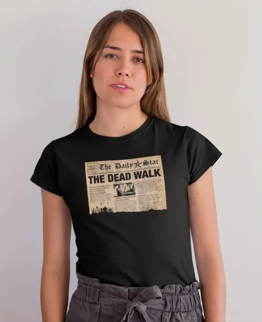THE DEAD WALK (WOMAN, BLACK, XS)